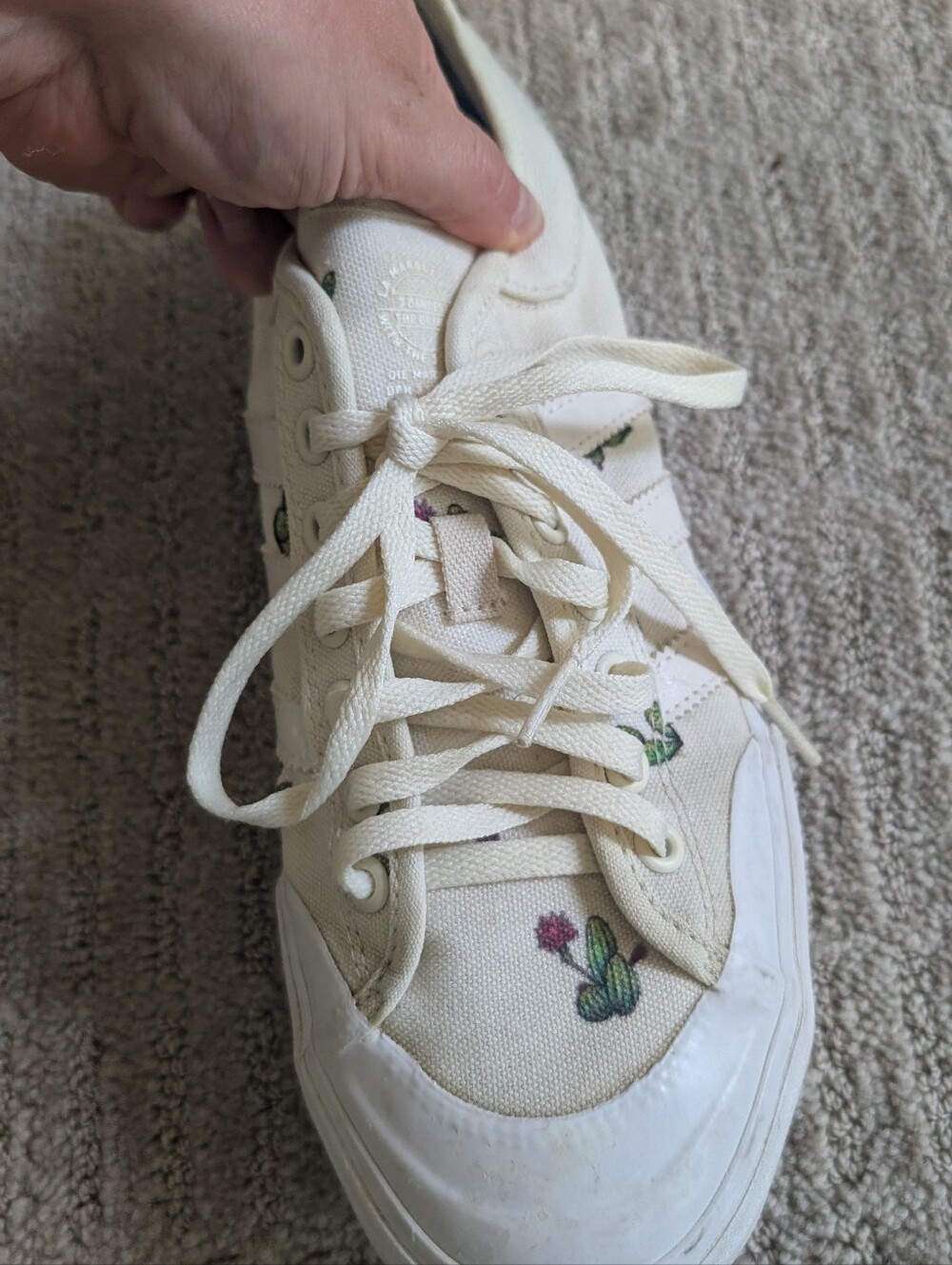 Adidas Marchcourt Cacti Canvas Sneakers M8/W9.5 - Picture 3 of 9